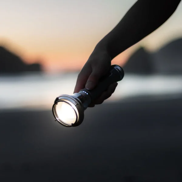 Vintage Flashlignt Gun Metal