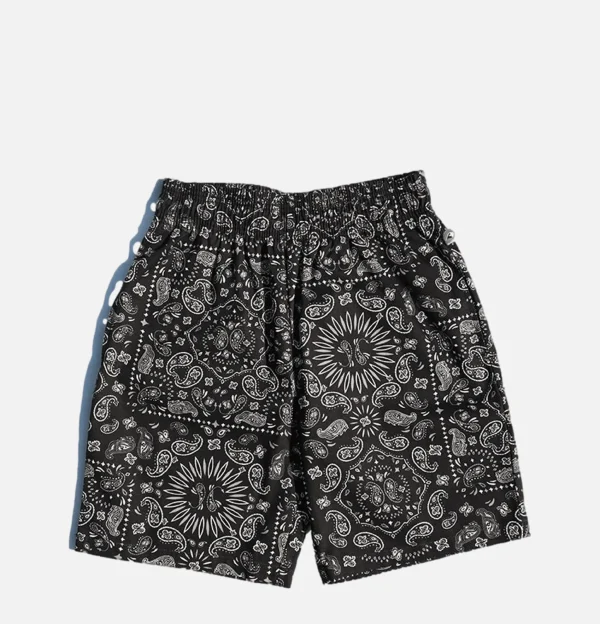 Waiters Short Paisley Black