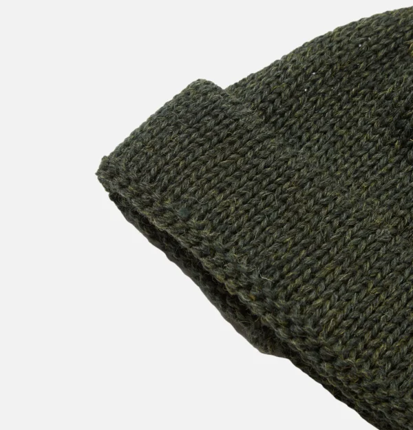 Watch Cap Beanie Wool Olive