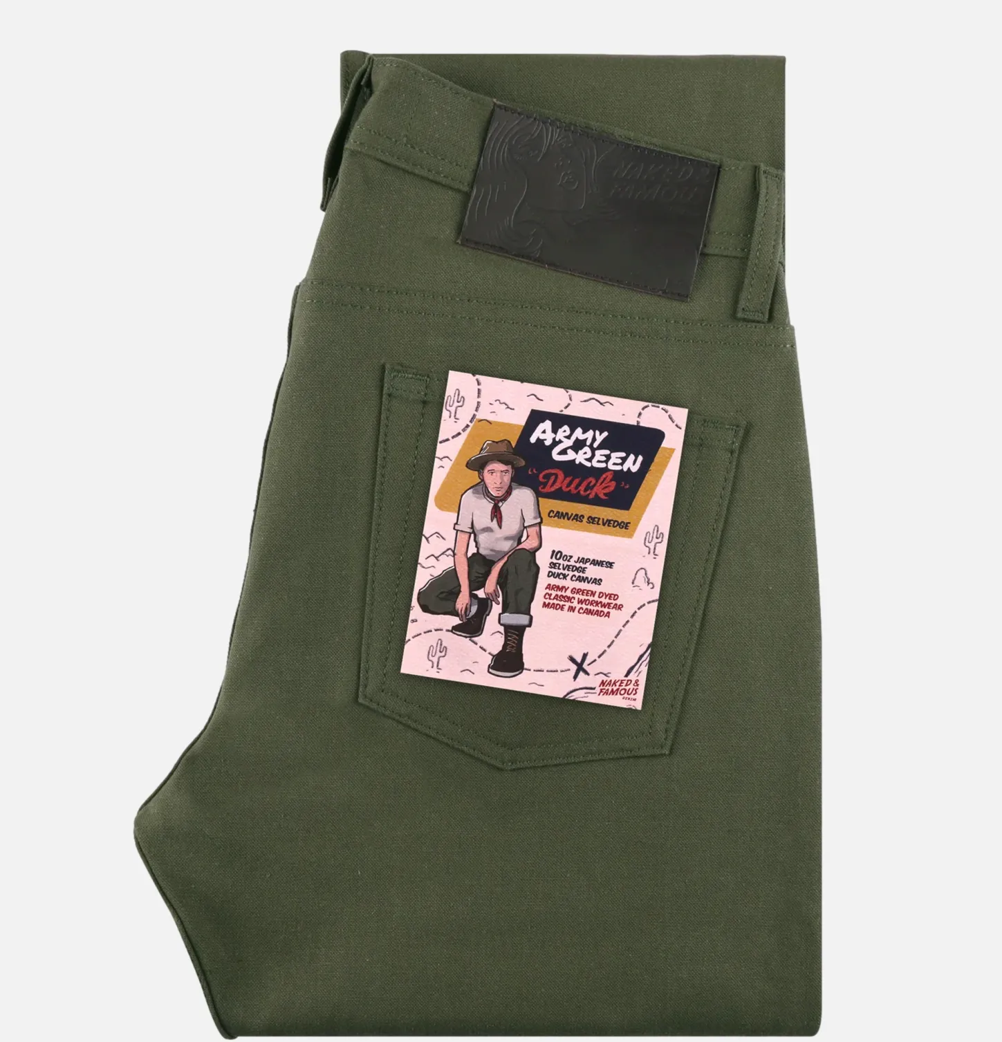 Weird Guy Army Green Duck Sel