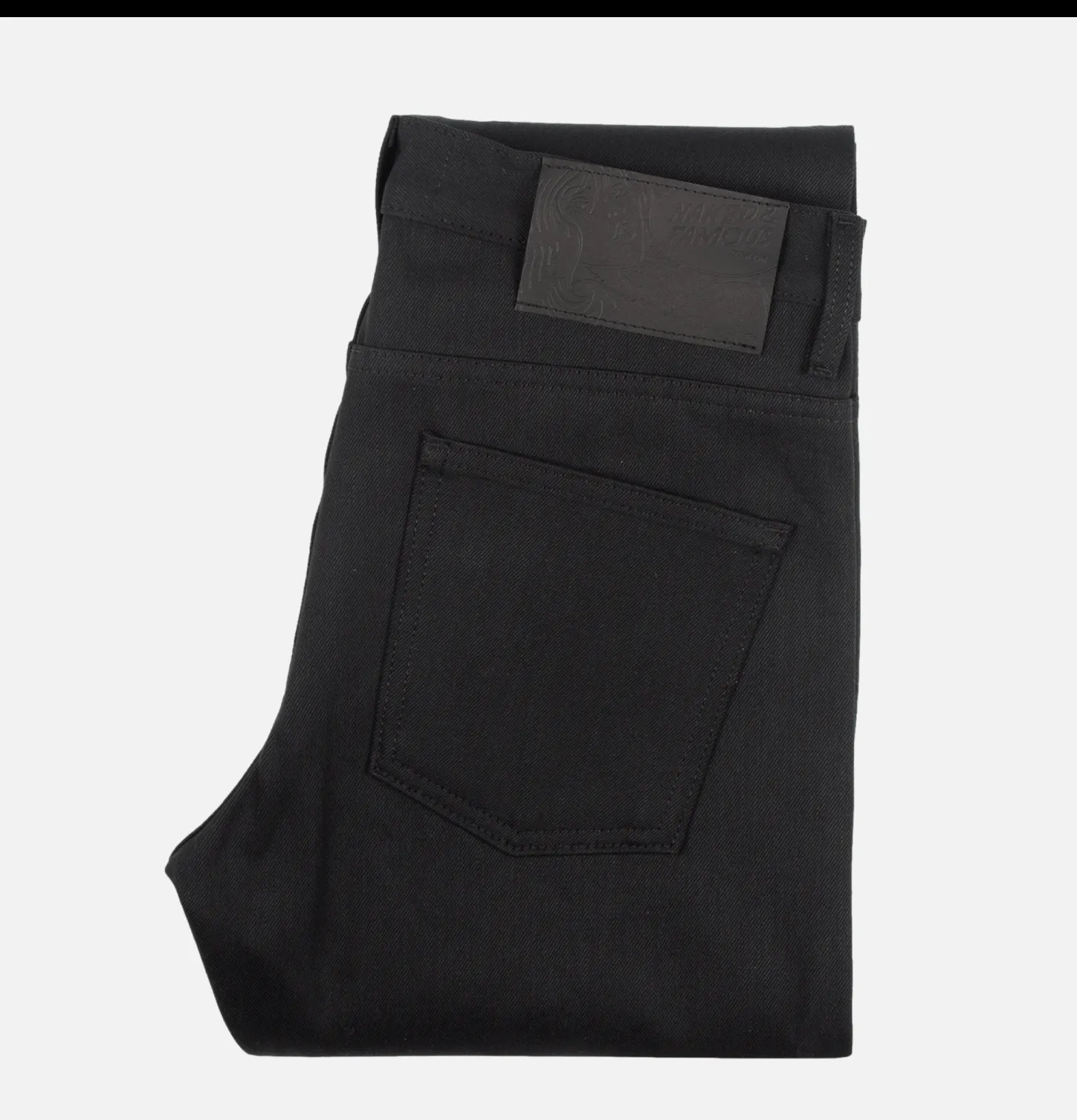 Weird Guy Solid Black Selvedge