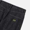 Wide 5 Jean Charcoal Denim