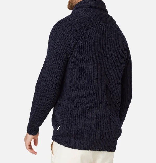 Wilkinson Cardigan Wool Navy