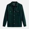Wool Field Over Shirt Verte