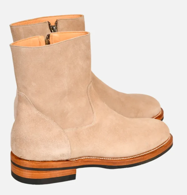 Zip Boots Dark Sand