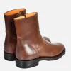 Zip Boots Full Brown